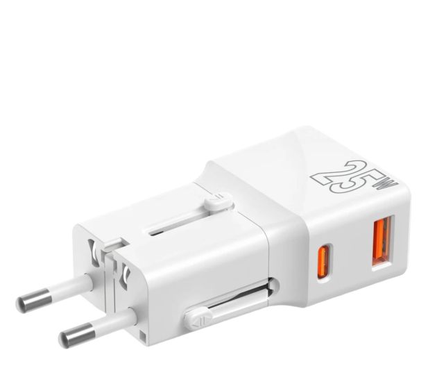Mobile Origin Travel adapter 25W EU/US/UK/AU white - 1275921 - zdjęcie 5